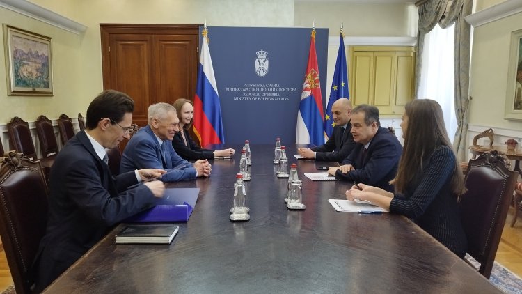 Дачић са руским амбасадором о сарадњи и важним регионалним и светским питањима.